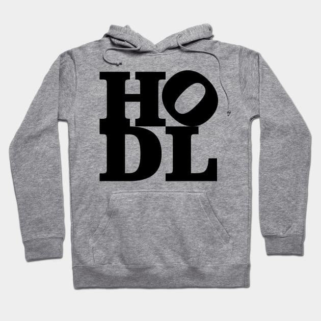 Just Hodl Hoodie by LateralArt